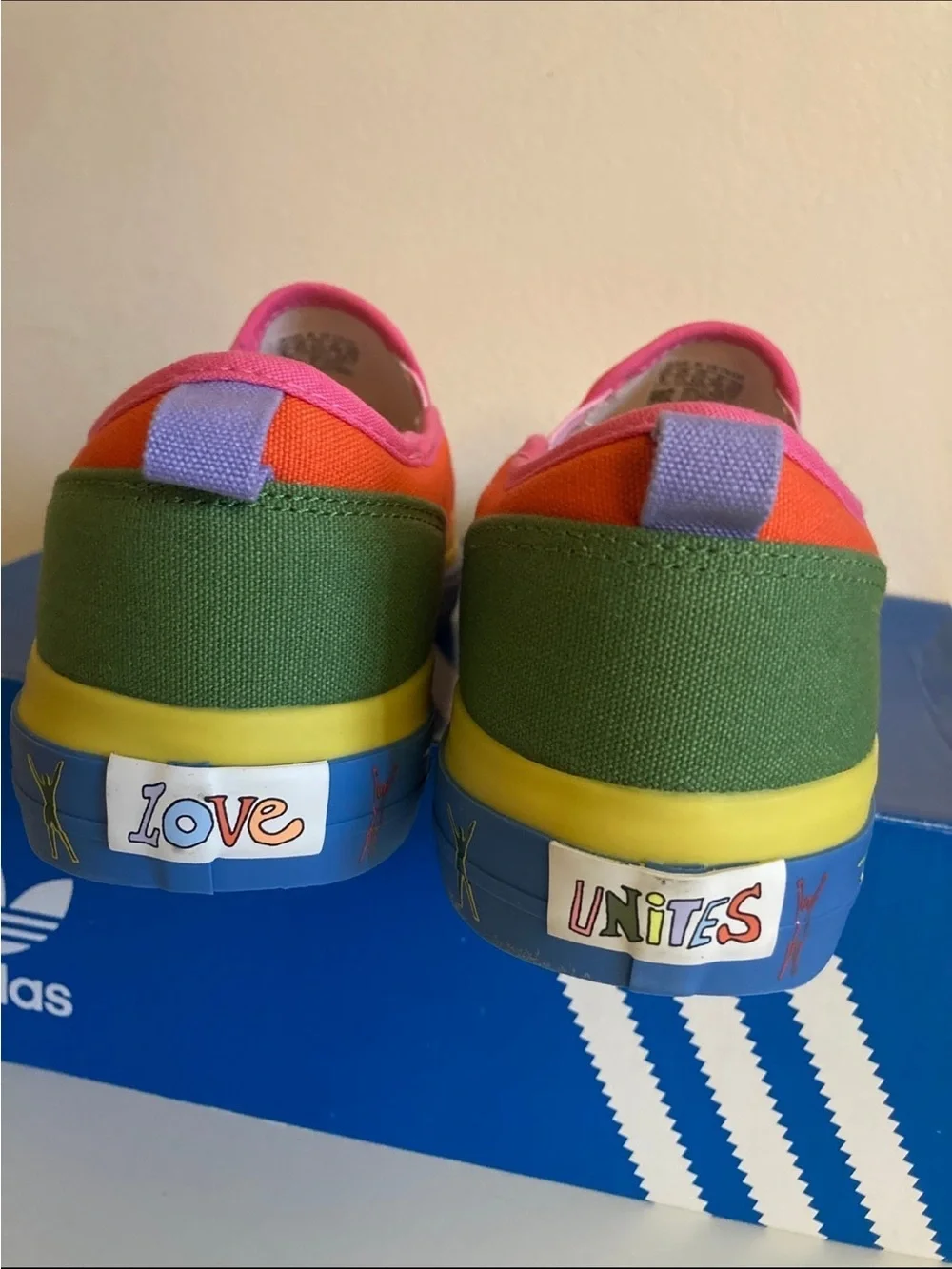 New limited edition adidas slip on 9.5 women